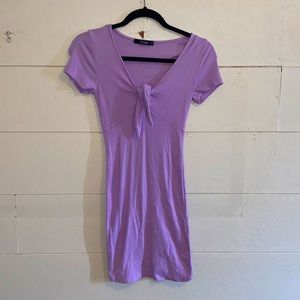 Women’s purple dress